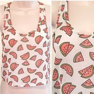 🆕 Watermelon cropped tank top